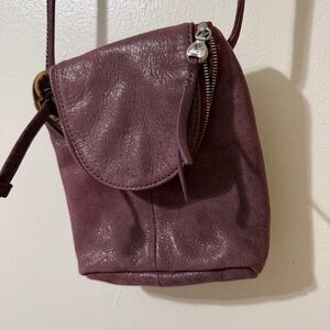 HOBO brand Purple Leather Crossbody Bag